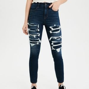 AE Curvy High Waisted Skinny Jeans